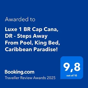Apartamento Luxe 1 Bedroom Cap Cana, Dr - Steps Away From Pool, King Bed, Caribbean Paradise!, Punta Cana